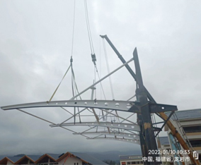 上杭县古田党校主席台膜结构