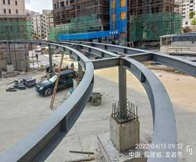 福建立龙钢构装配工程案例