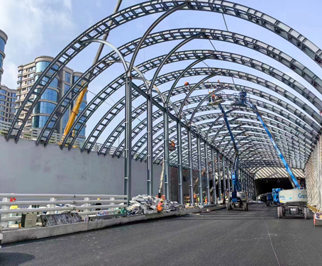 福建立龙钢构装配工程案例