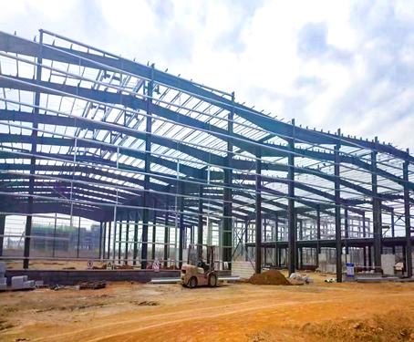 福建立龙钢构装配工程案例